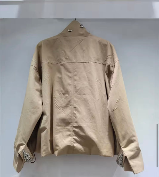 Crystal crop jacket