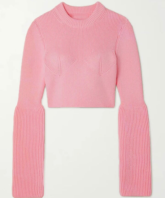 Pink knit