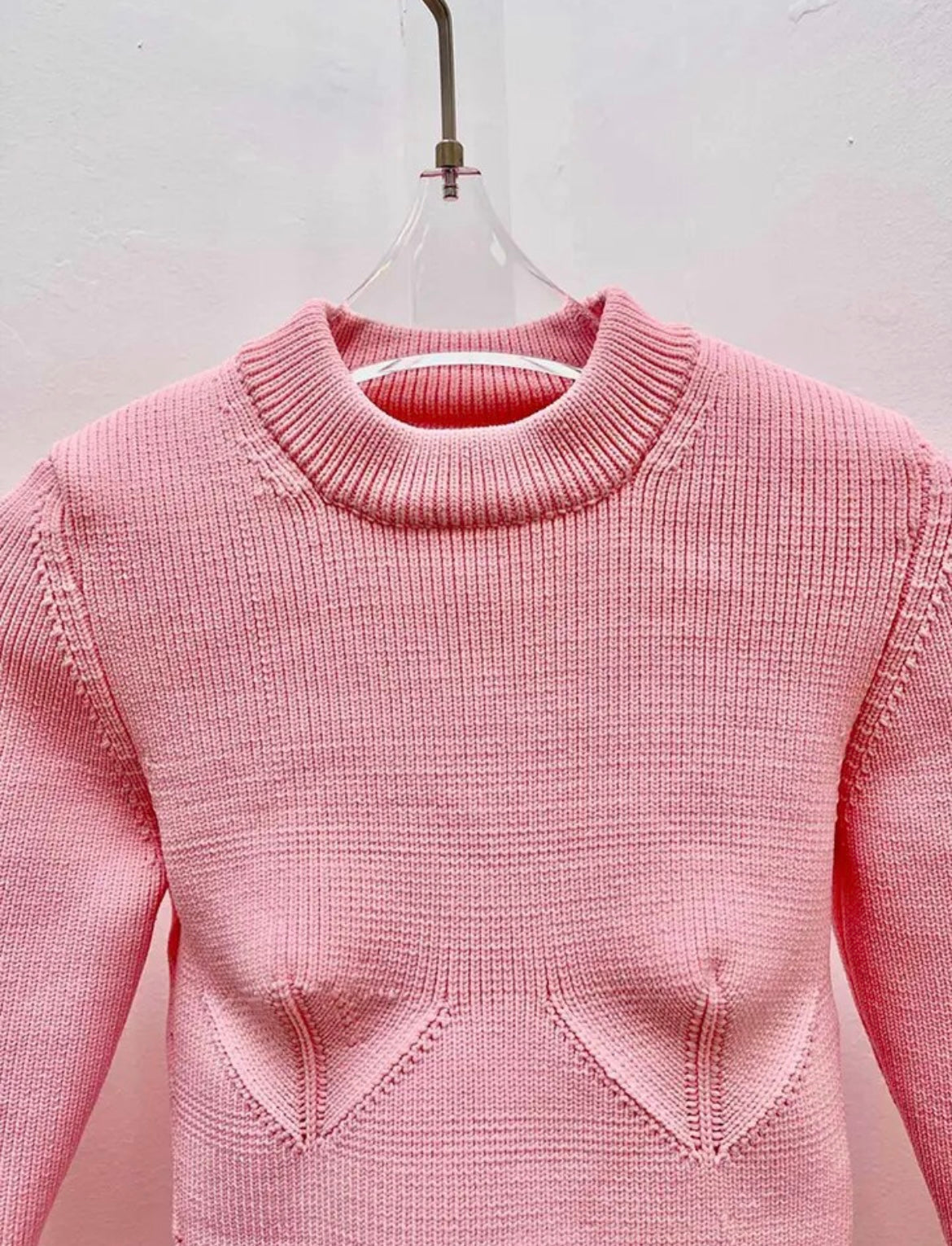 Pink knit