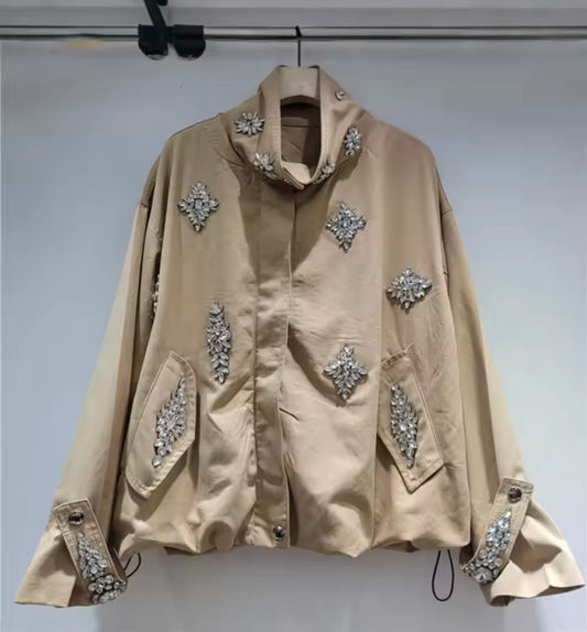 Crystal crop jacket