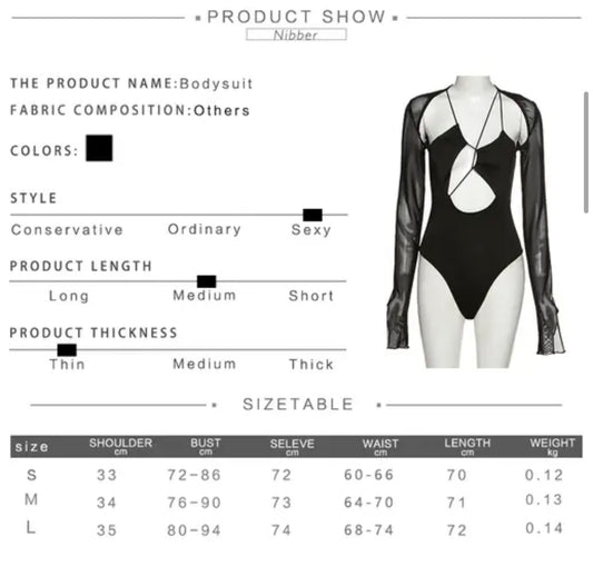 Bare bodysuit